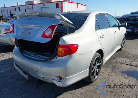2009 Toyota Corolla S из США, поврежденный, VIN 2T1BU40E99C004048